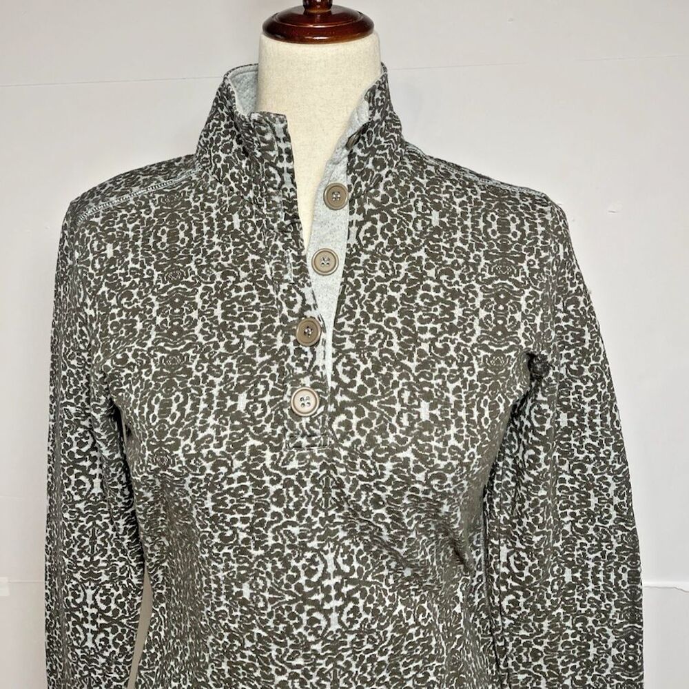 Kavu womens 1/2 pullover performance sweater Med athletic sporty layering ski - Picture 2 of 8